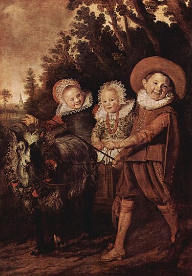 Three Children fragment ca. 1620 by Frans Hals 1582-1666 Royal Museum of Fine Arts Belgium Brussels 4732